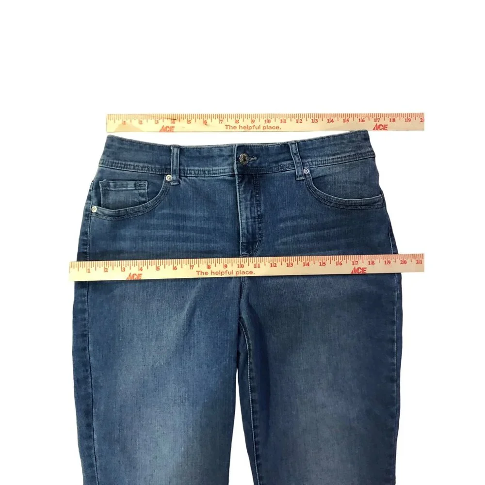 Chicos So Slimming Cropped Jeans Womens 1 (M/8) NEW - Picture 14 of 16